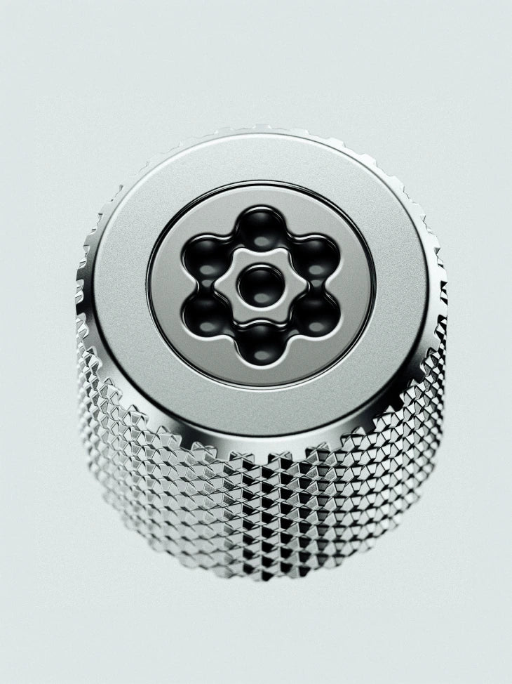 Anodized aluminum dial