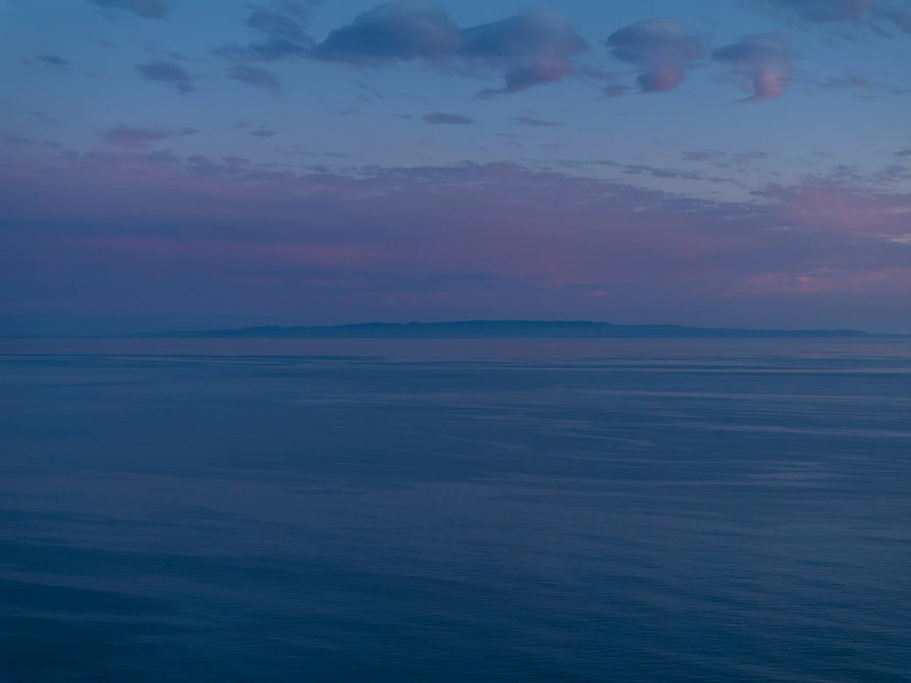 Ocean at dusk